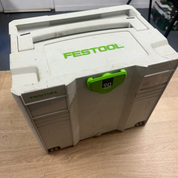 Festool HKC 55 EB Cordless Circular Saw With Systainer Dust Bag Used Working