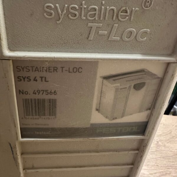 Festool HKC 55 EB Cordless Circular Saw With Systainer Dust Bag Used Working