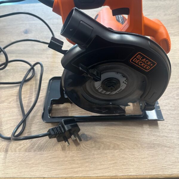 Black Decker CS1200 Circular Saw 1200W 165mm Electric Wood Saw Used