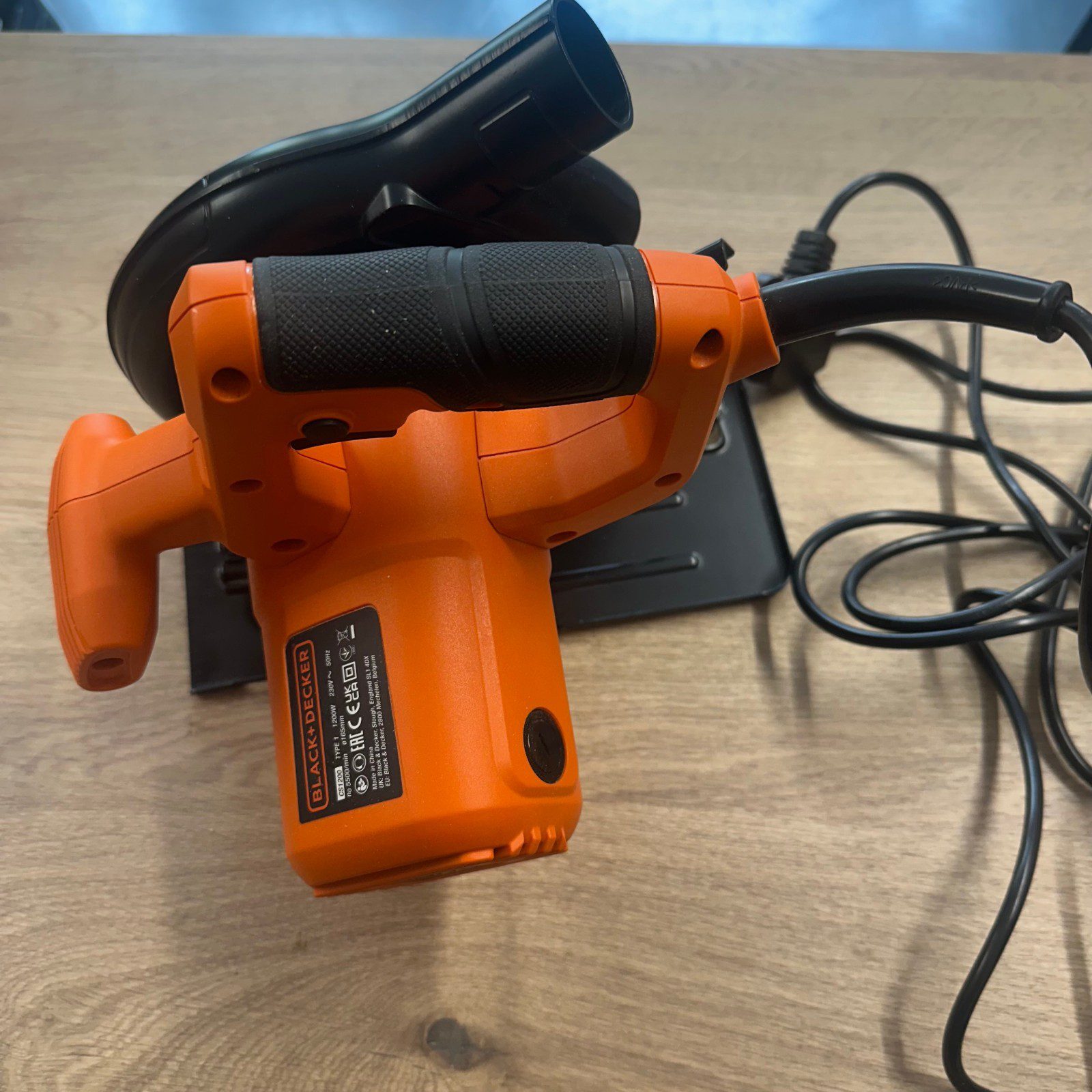 Black Decker CS1200 Circular Saw 1200W 165mm Electric Wood Saw Used - Image 6