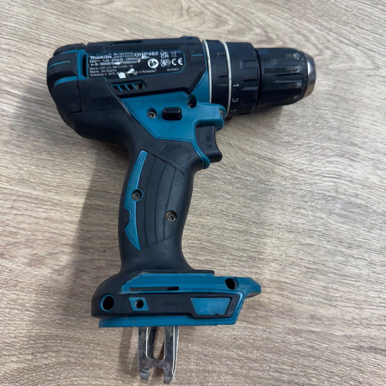Makita DHP482 18V LXT Combi Drill Body Only Used Cordless Hammer Drill - Image 8