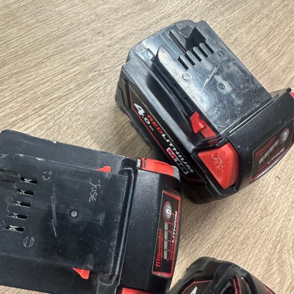 Milwaukee M18B4 18V 4.0Ah Red Lithium Battery Used Genuine