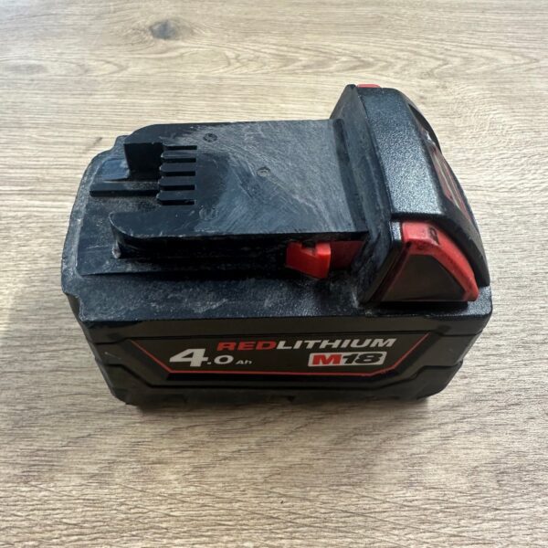 Milwaukee M18B4 18V 4.0Ah Red Lithium Battery Used