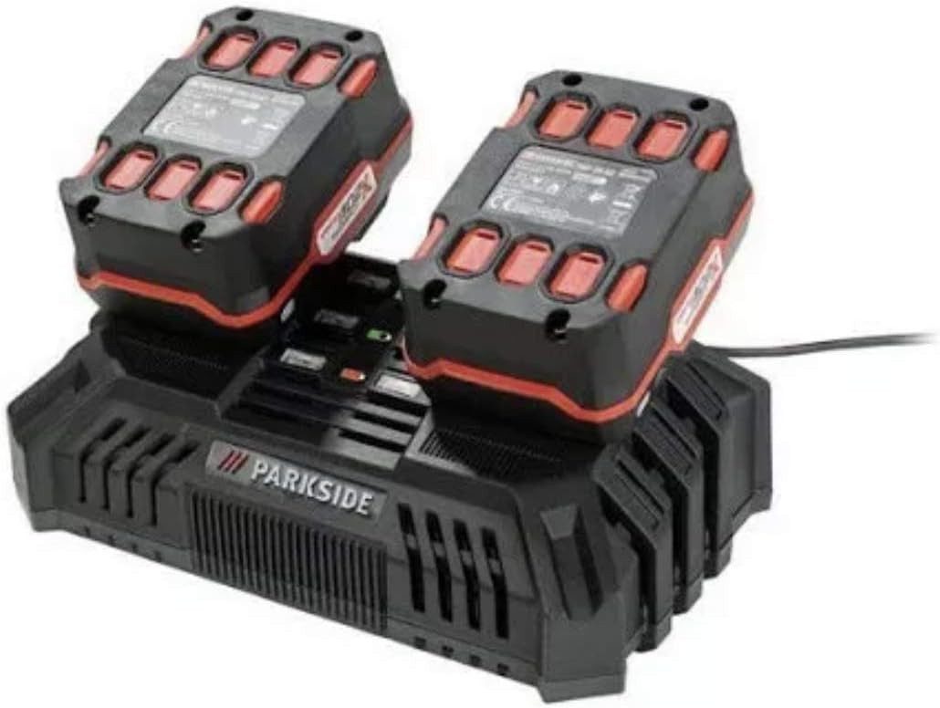 Parkside Dual Quick Battery Charger 20V X20V Team PDSLG 20 A1 New - Image 3