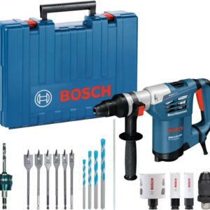 Bosch GBH 4-32 DFR SDS Plus Rotary Hammer Drill 110V Complete Kit Accessories