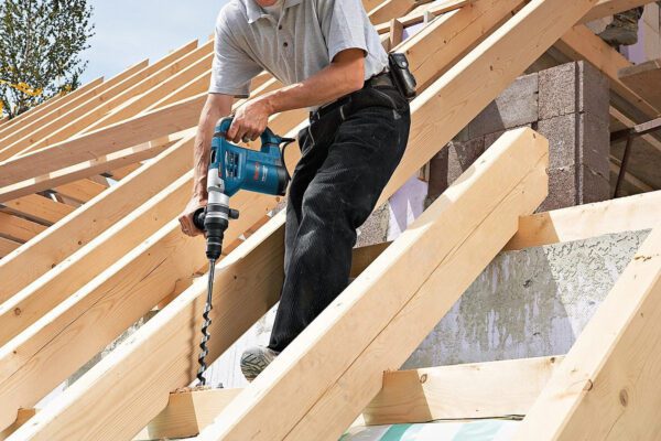 Bosch GBH 4-32 DFR SDS Plus Rotary Hammer Drill 110V Complete Kit Accessories