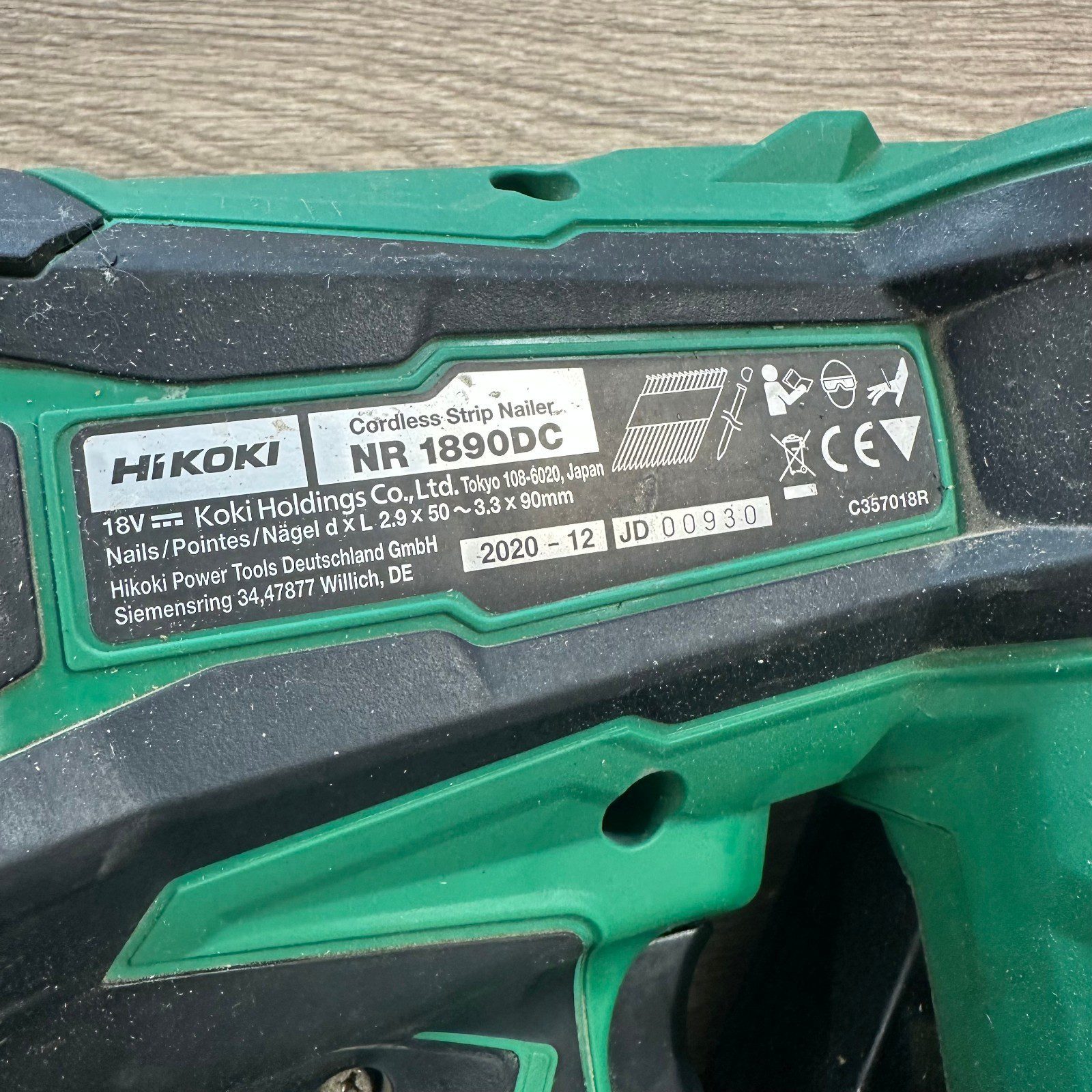 HiKOKI NR1890DC 18V Cordless Strip Nailer 2 x 5.0Ah Batteries Charger Case Combo - Image 12