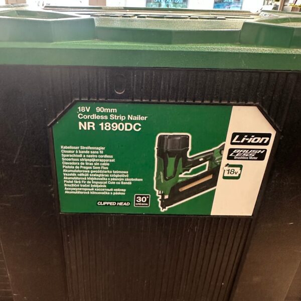 HiKOKI NR1890DC 18V Cordless Strip Nailer 2 x 5.0Ah Batteries Charger Case Combo