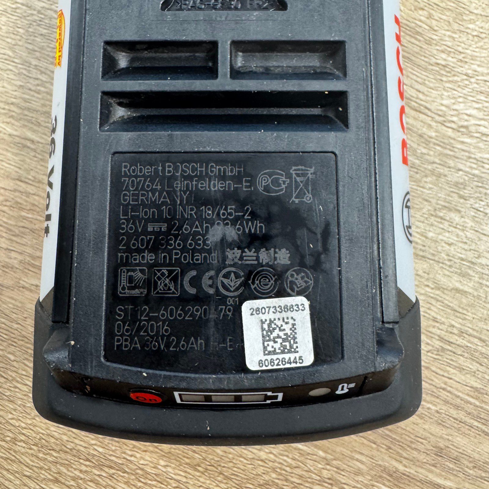 Bosch 36V 2.6Ah Li-Ion Battery Used High Power Power Tool Battery Pack - Image 3