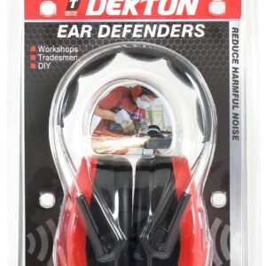 Dekton Ear Defenders Adjustable Head Strap Workshop DIY Hearing Protection New