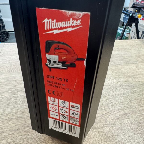 Milwaukee JSPE 135 TX Jigsaw 240V 750W Heavy Duty Used
