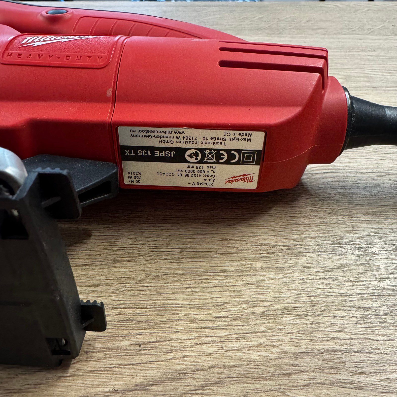 Milwaukee JSPE 135 TX Jigsaw 240V 750W Heavy Duty Used - Image 13