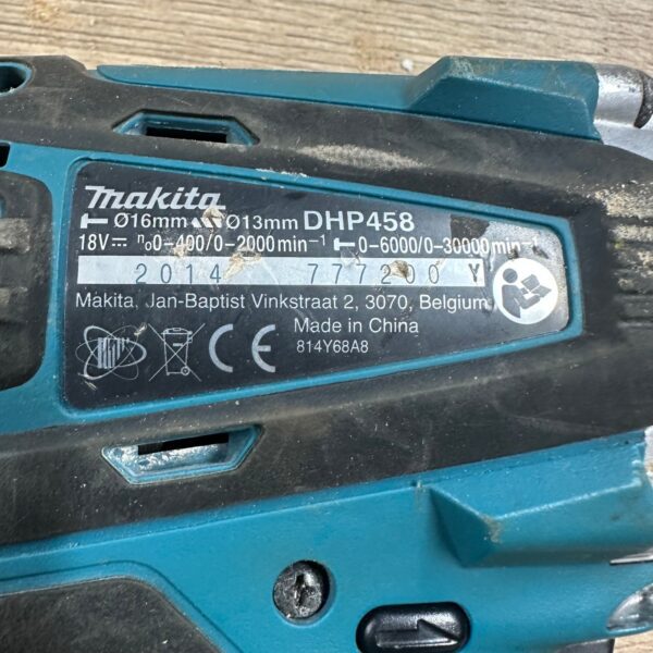 Makita DHP458 18V LXT Combi Drill Body Only Used Cordless Hammer Driver Drill