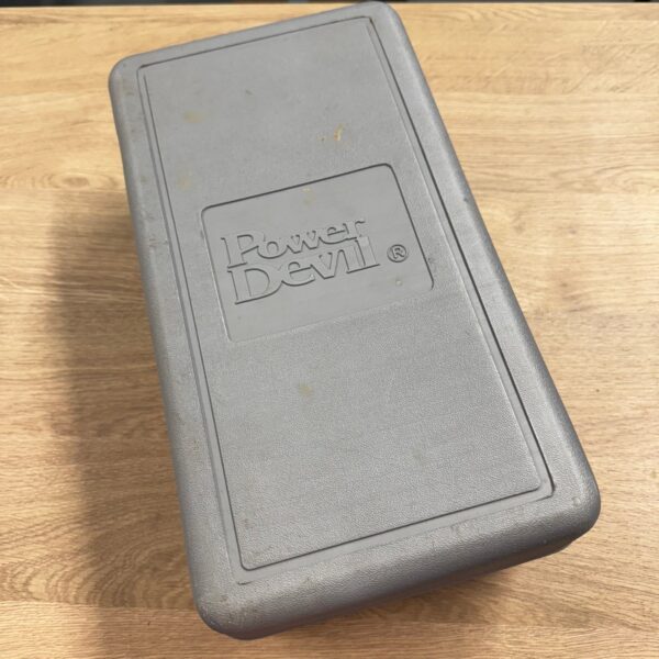 Power Devil 800W Angle Grinder 230V Used With Case Handle Spanner & Discs