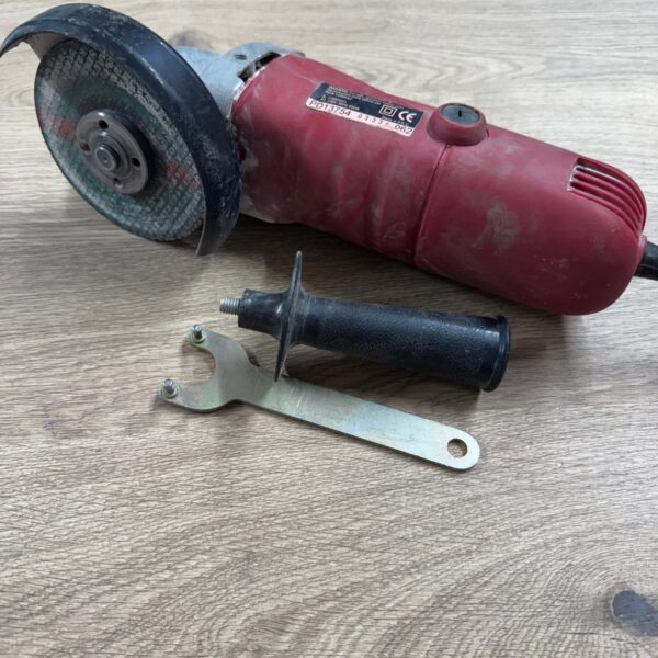 Power Devil 800W Angle Grinder 230V Used With Case Handle Spanner & Discs