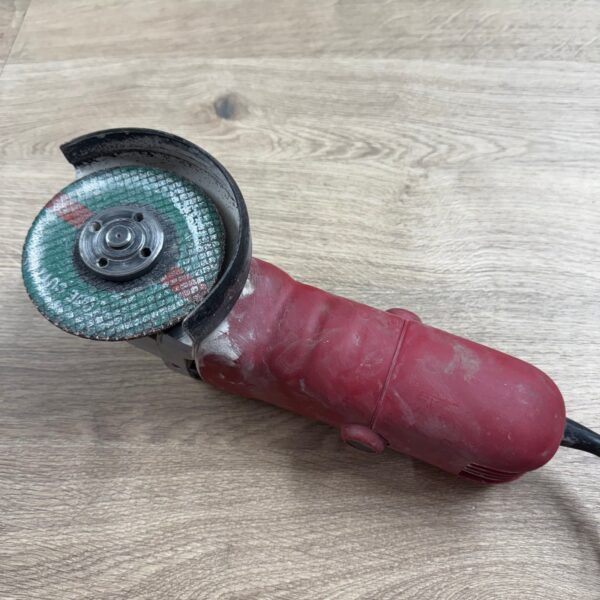 Power Devil 800W Angle Grinder 230V Used With Case Handle Spanner & Discs