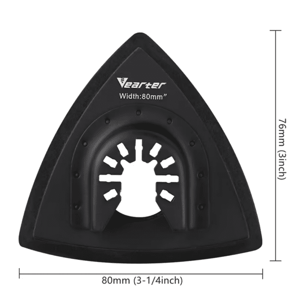 Vearter Oscillating Sanding Pad Set 19pcs 80mm Multi Tool Sandpaper Kit