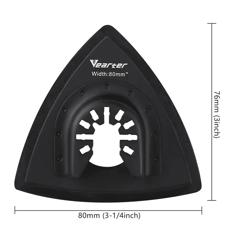 Vearter Oscillating Sanding Pad Set 19pcs 80mm Multi Tool Sandpaper Kit - Image 3