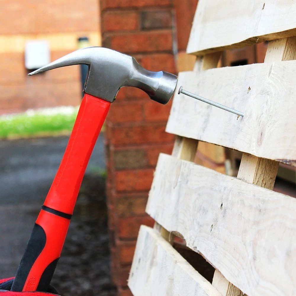 Dekton 16oz Fibreglass Claw Hammer Carbon Steel Heavy Duty Anti Slip Handle New - Image 4