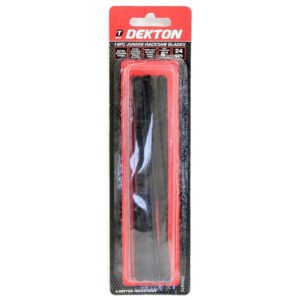 Dekton 10PC Junior Hacksaw Blades 6 Inch 24 TPI Fine Cut New Pack Of 10