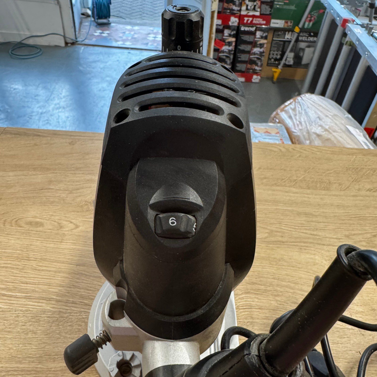 Trend T7E 2100W Router Variable Speed Plunge Router With Case Used 240V UK Clean - Image 17