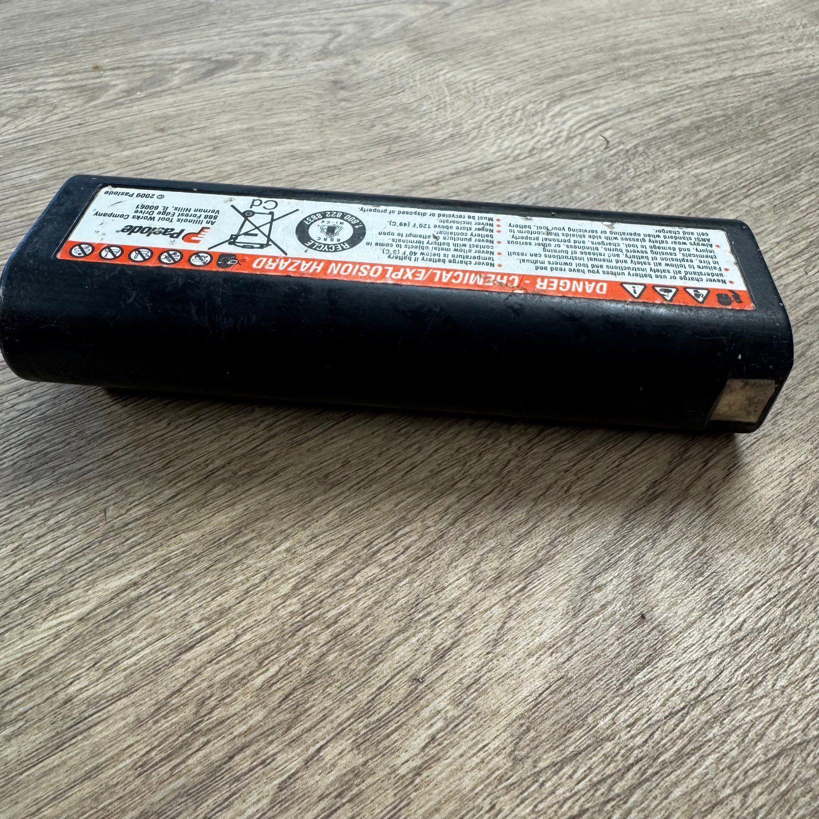 Paslode 6V Battery Pack 1250mAh Cordless Nail Gun Battery Used - Image 2