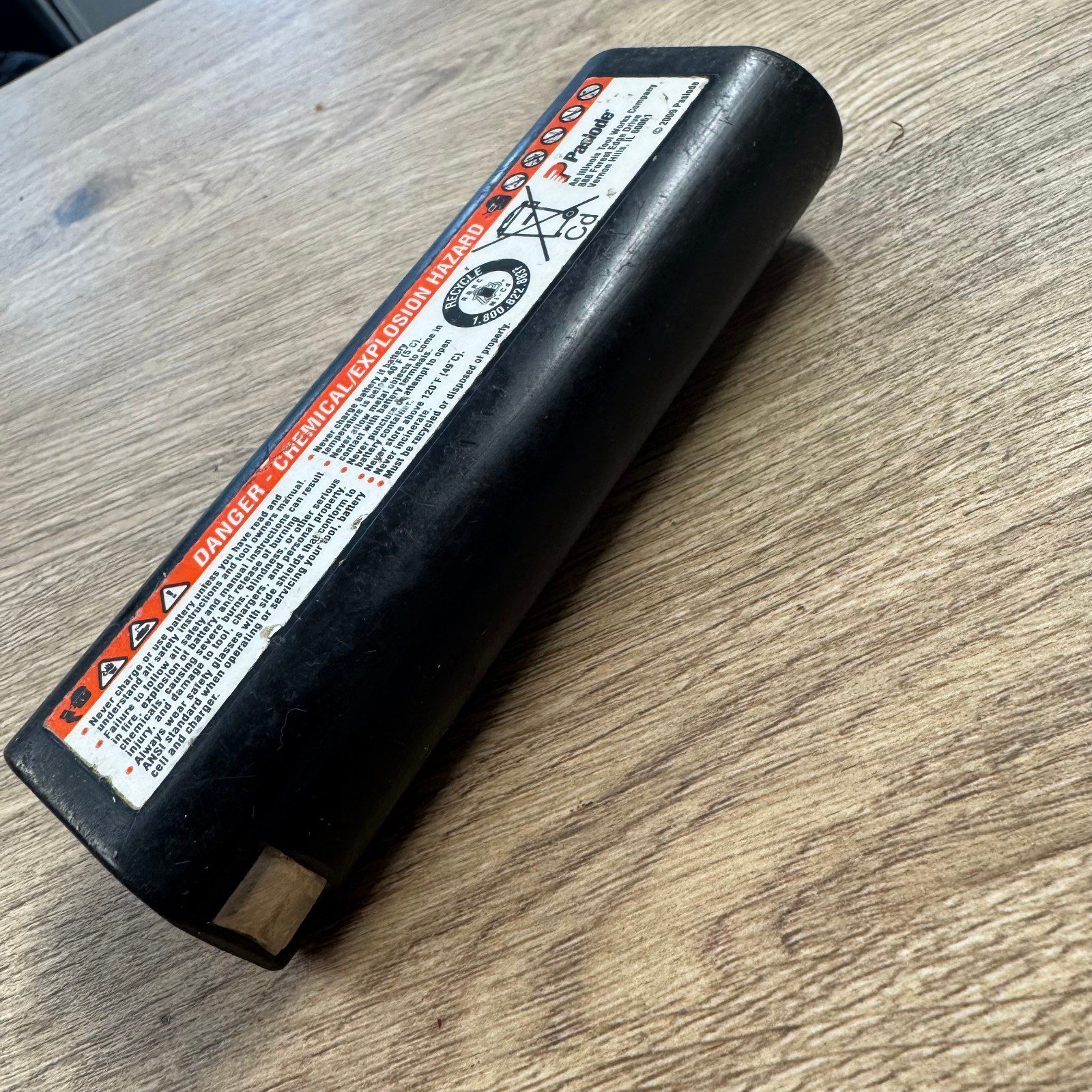 Paslode 6V Battery Pack 1250mAh Cordless Nail Gun Battery Used - Image 3