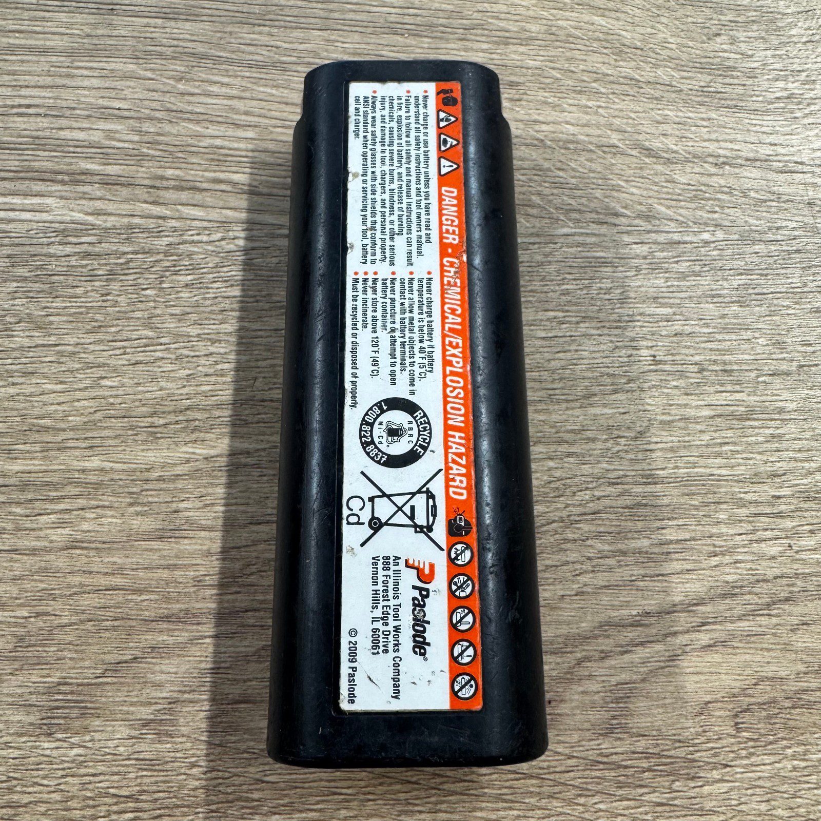 Paslode 6V Battery Pack 1250mAh Cordless Nail Gun Battery Used - Image 11