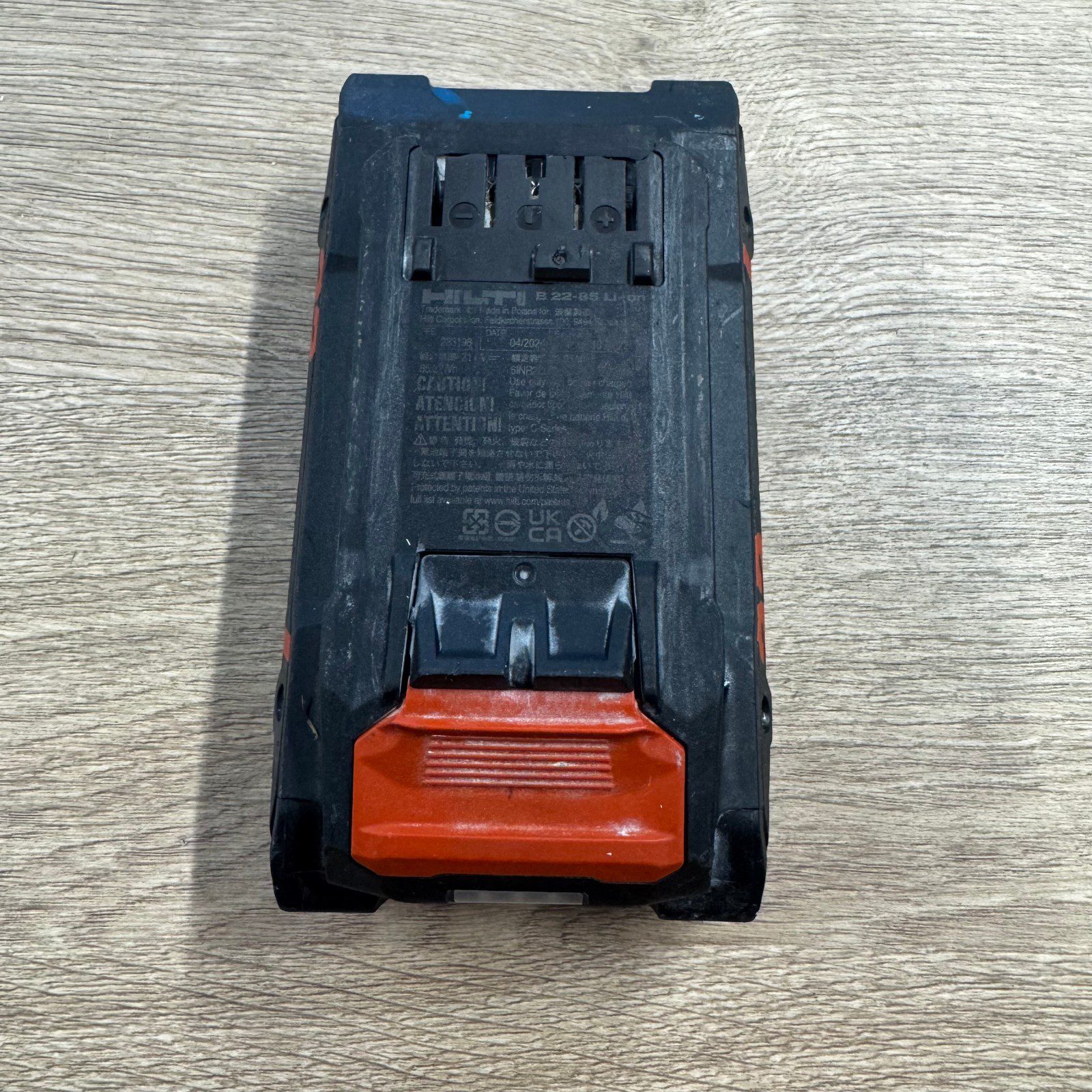 Hilti B 22-85 Li-Ion Battery 4.0Ah Used Cordless Power Tool Battery Pack Only - Image 9