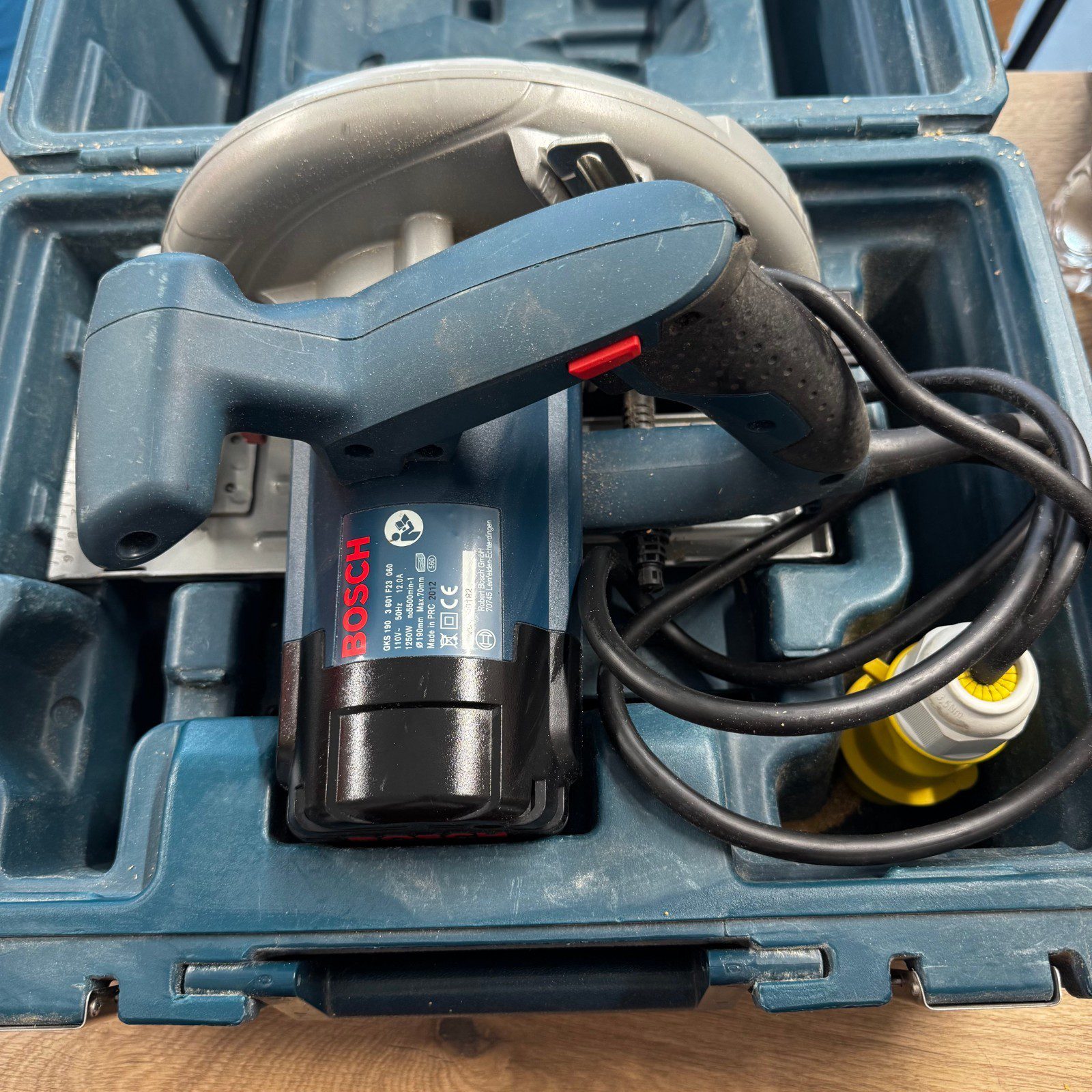 Bosch GKS 190 Professional 110V Circular Saw 190mm Used With Case - Image 7