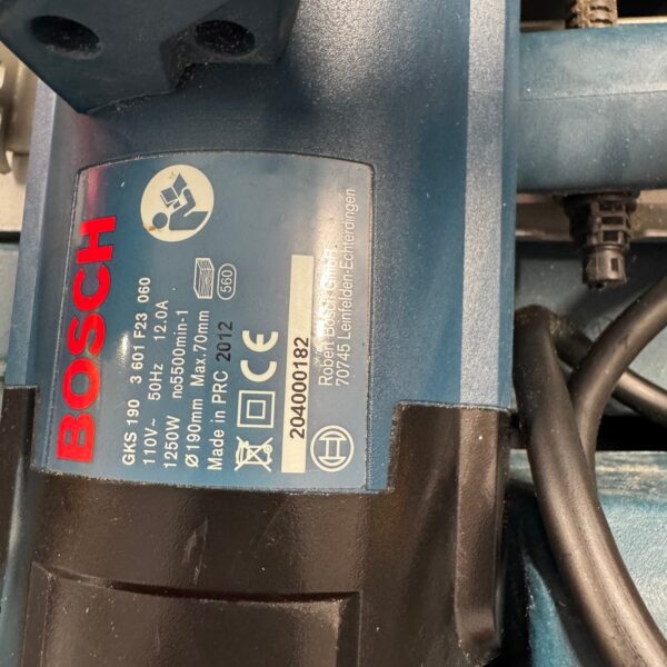 Bosch GKS 190 Professional 110V Circular Saw 190mm Used With Case