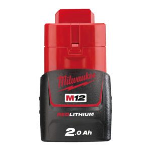 Milwaukee M12B2 2.0Ah Battery M12 RedLithium Li-Ion Pack Genuine