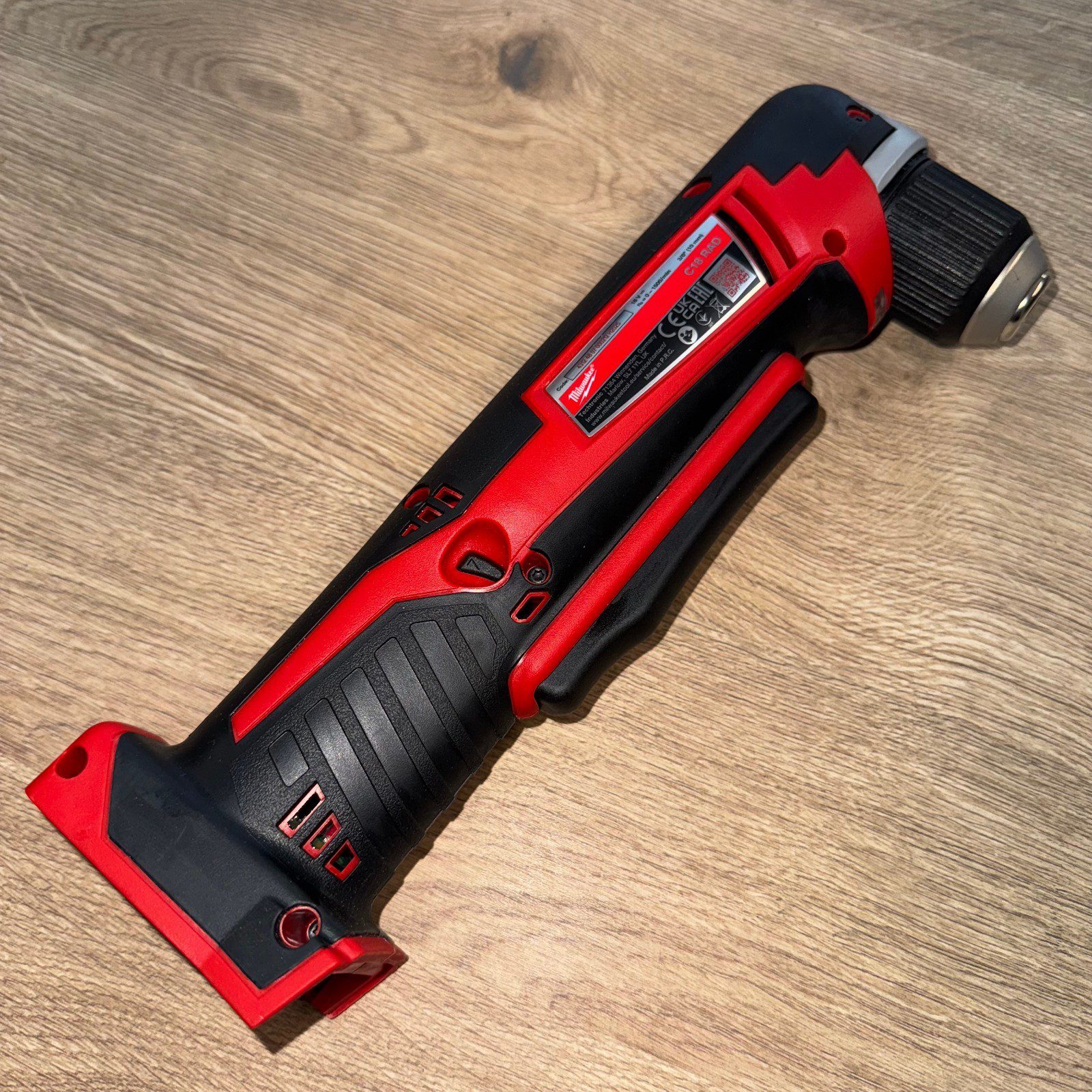 Milwaukee C18 RAD 18V Right Angle Drill Driver Body Only Used Compact Drill Tool - Image 2