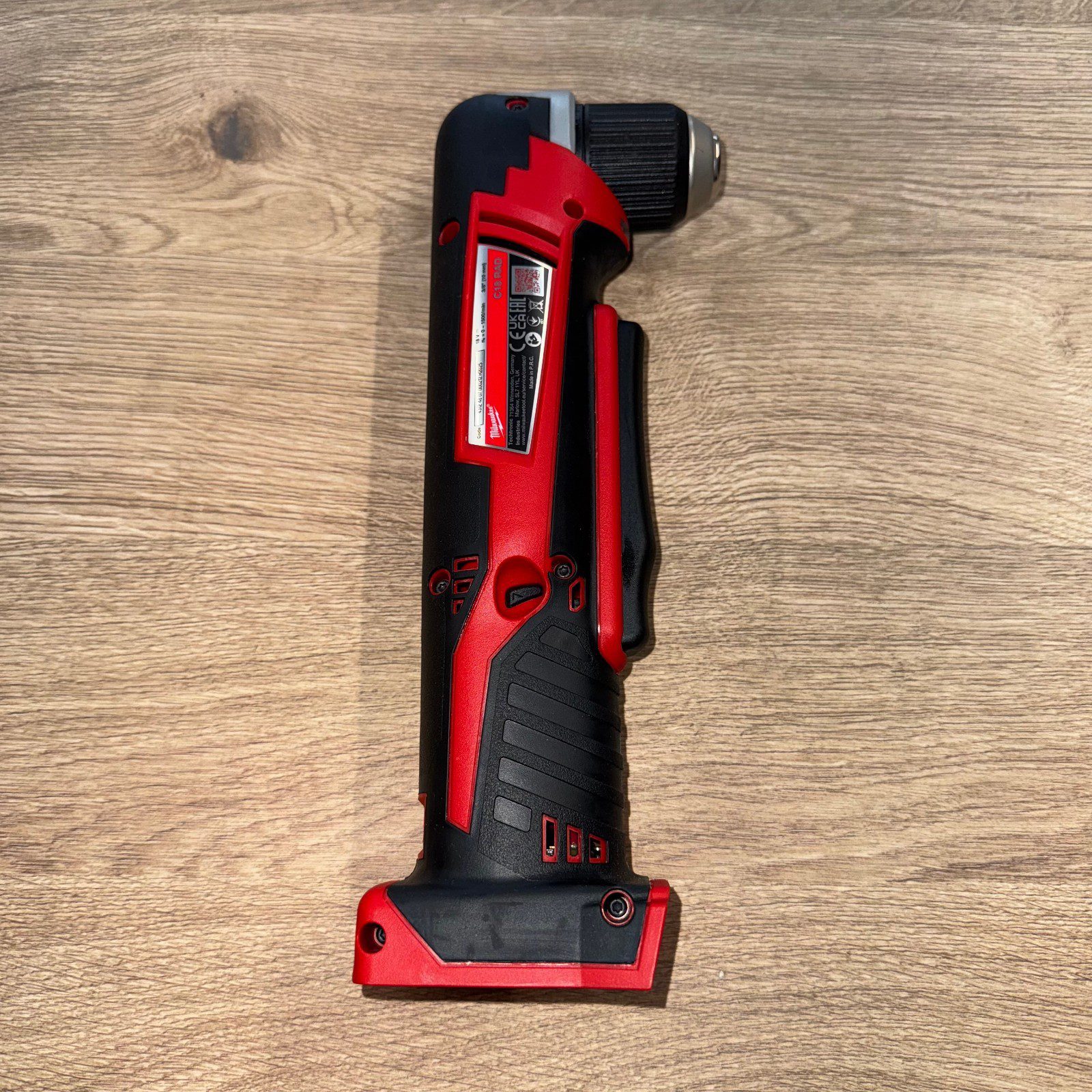 Milwaukee C18 RAD 18V Right Angle Drill Driver Body Only Used Compact Drill Tool - Image 3