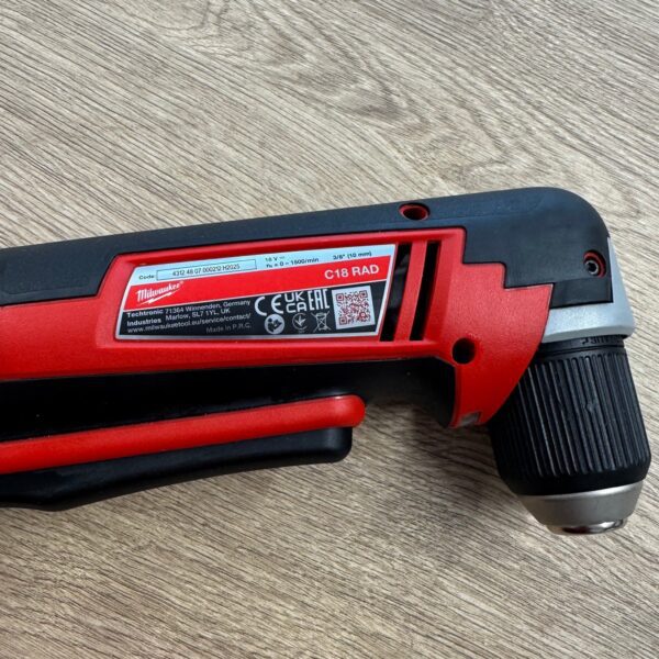 Milwaukee C18 RAD 18V Right Angle Drill Driver Body Only Used Compact Drill Tool