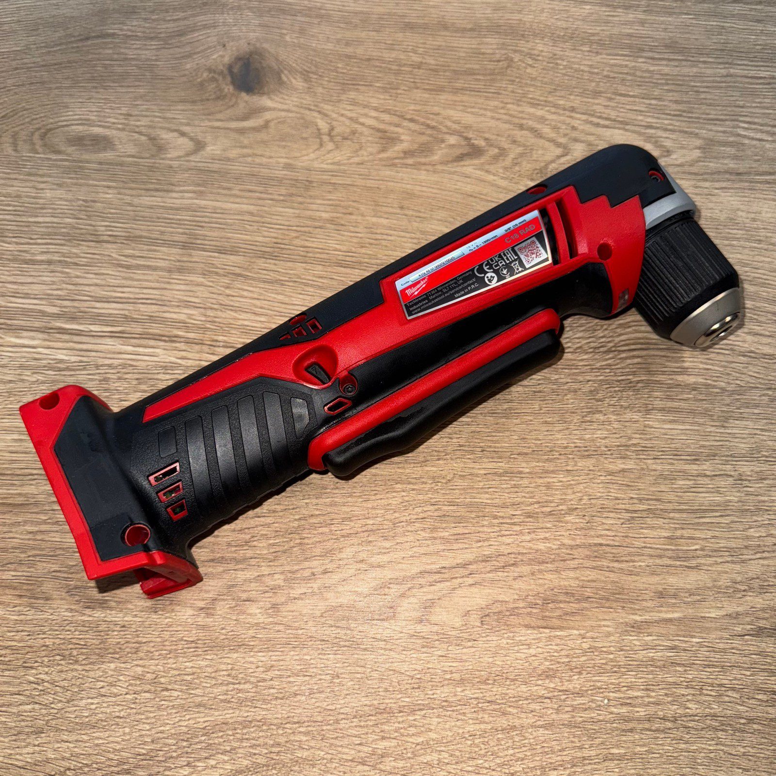 Milwaukee C18 RAD 18V Right Angle Drill Driver Body Only Used Compact Drill Tool - Image 9