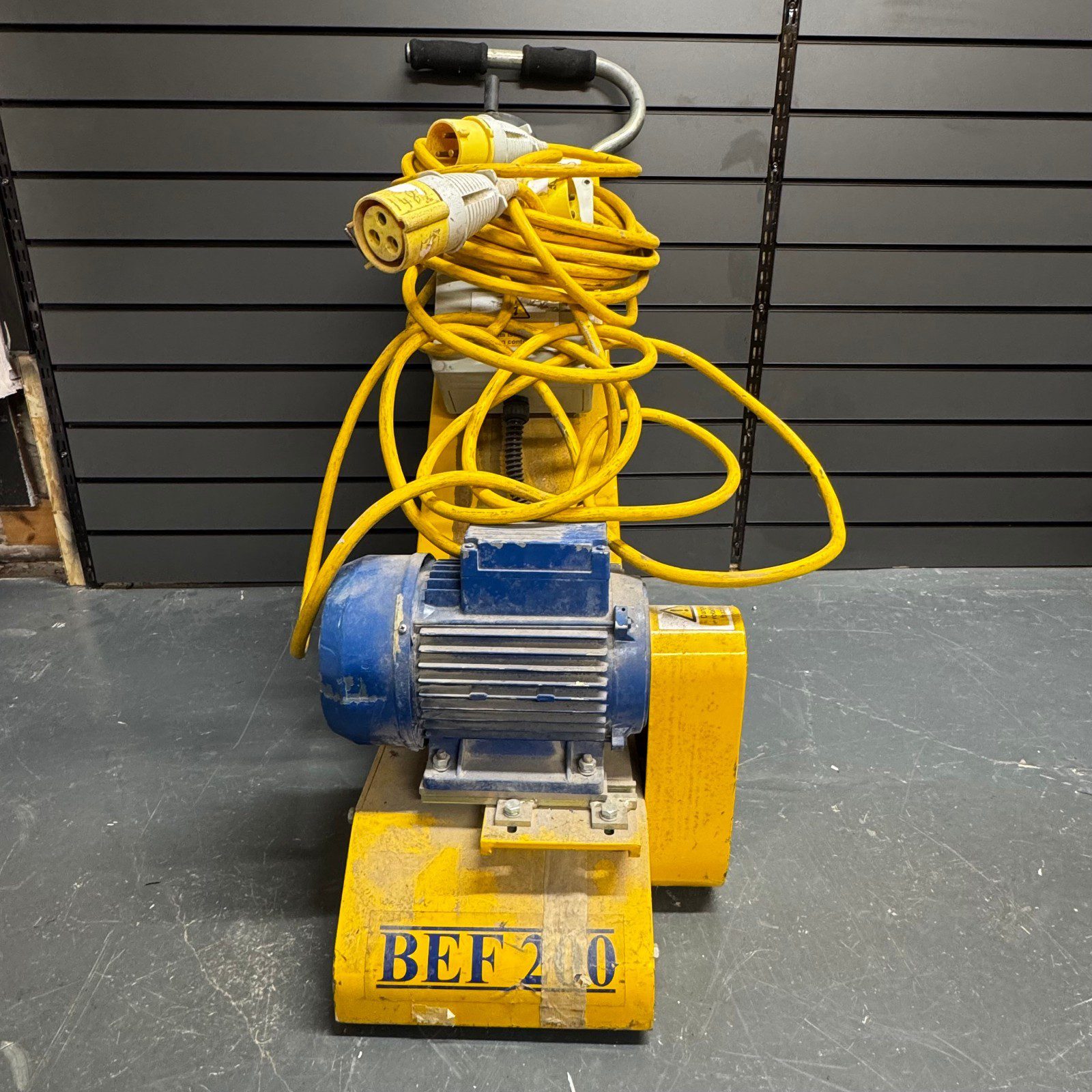SPE BEF200 Surface Preparation Equipment 110V Electric Floor Prep Machine Used - Image 1