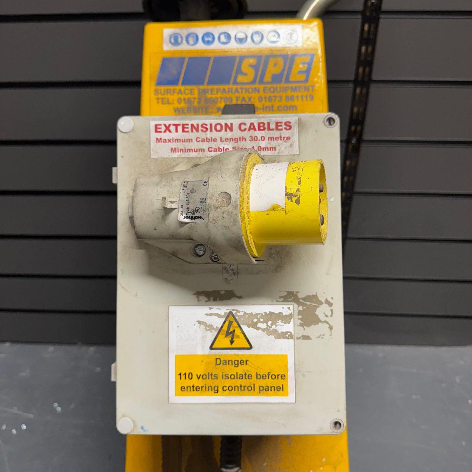 SPE BEF200 Surface Preparation Equipment 110V Electric Floor Prep Machine Used - Image 15