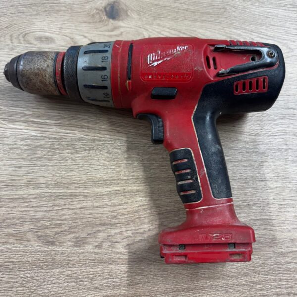 Milwaukee V28 PD 28V Combi Drill Used With Case Side Handle No Battery Charger