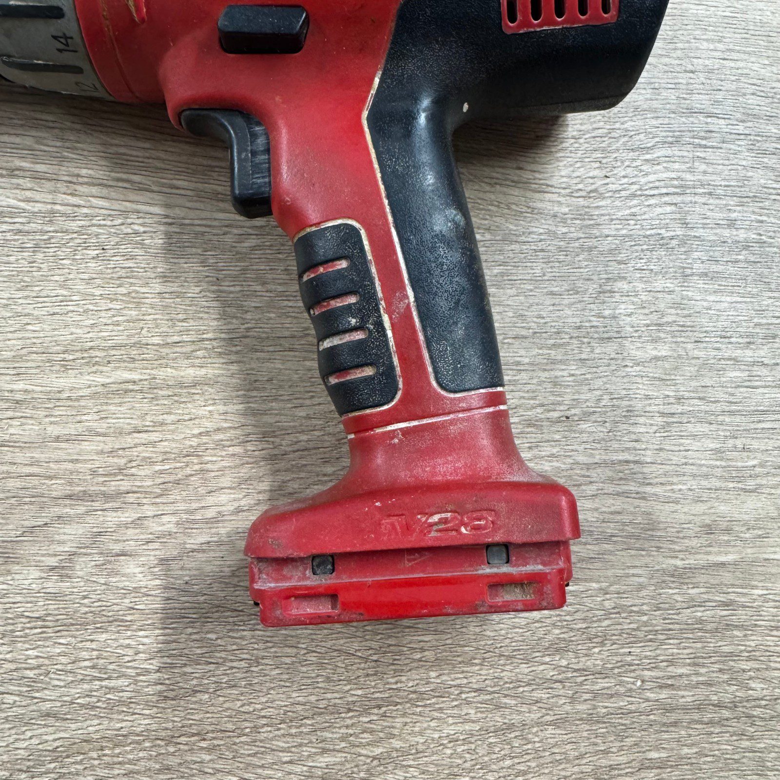 Milwaukee V28 PD 28V Combi Drill Used With Case Side Handle No Battery Charger - Image 14