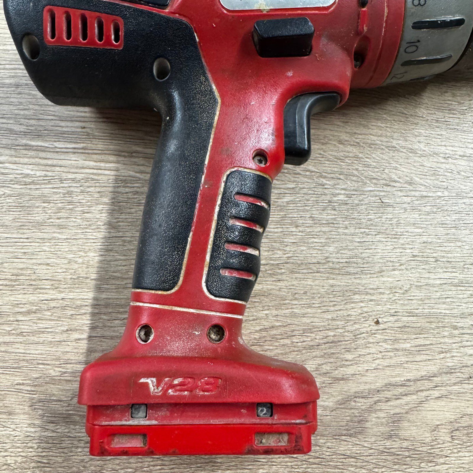 Milwaukee V28 PD 28V Combi Drill Used With Case Side Handle No Battery Charger - Image 17