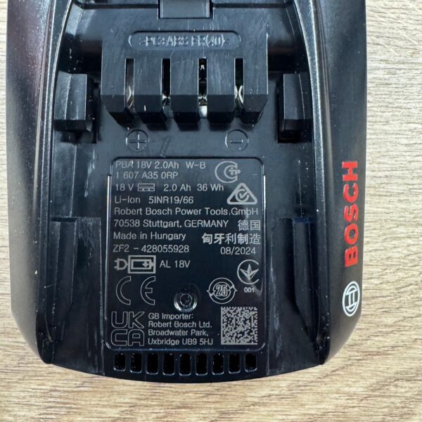 Bosch PBA 18V 2.0Ah Battery Used Li-Ion Power For All Alliance Genuine Pack