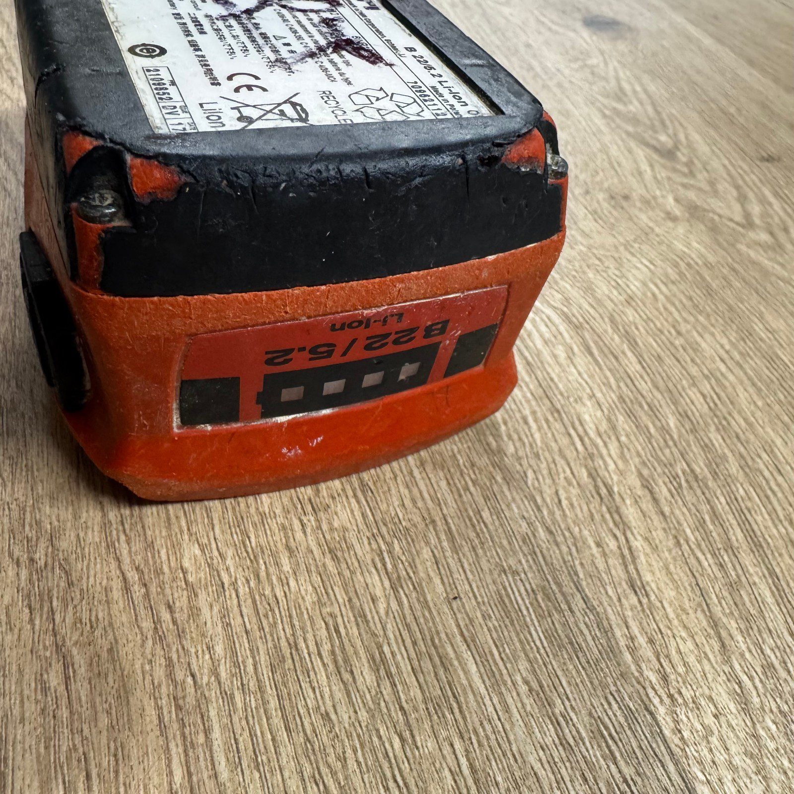Hilti B22 5.2Ah 21.6V Li-ion CPC Battery Pack Genuine Used Working - Image 15