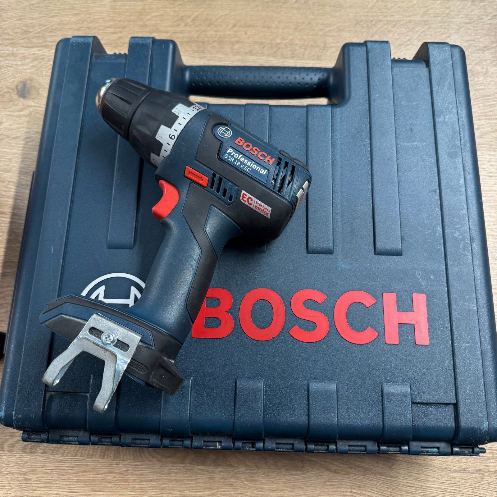 Bosch Professional GSR 18 V-EC 18V Cordless Drill Driver Body With Case - Image 1