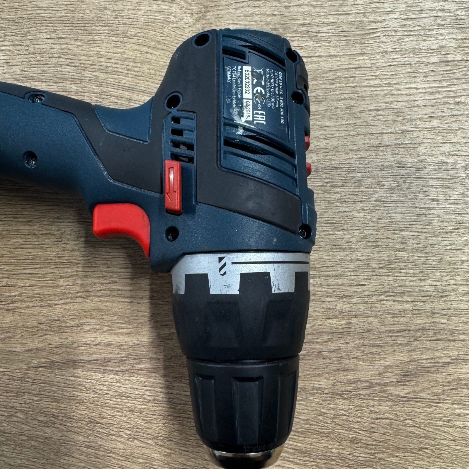 Bosch Professional GSR 18 V-EC 18V Cordless Drill Driver Body With Case - Image 4