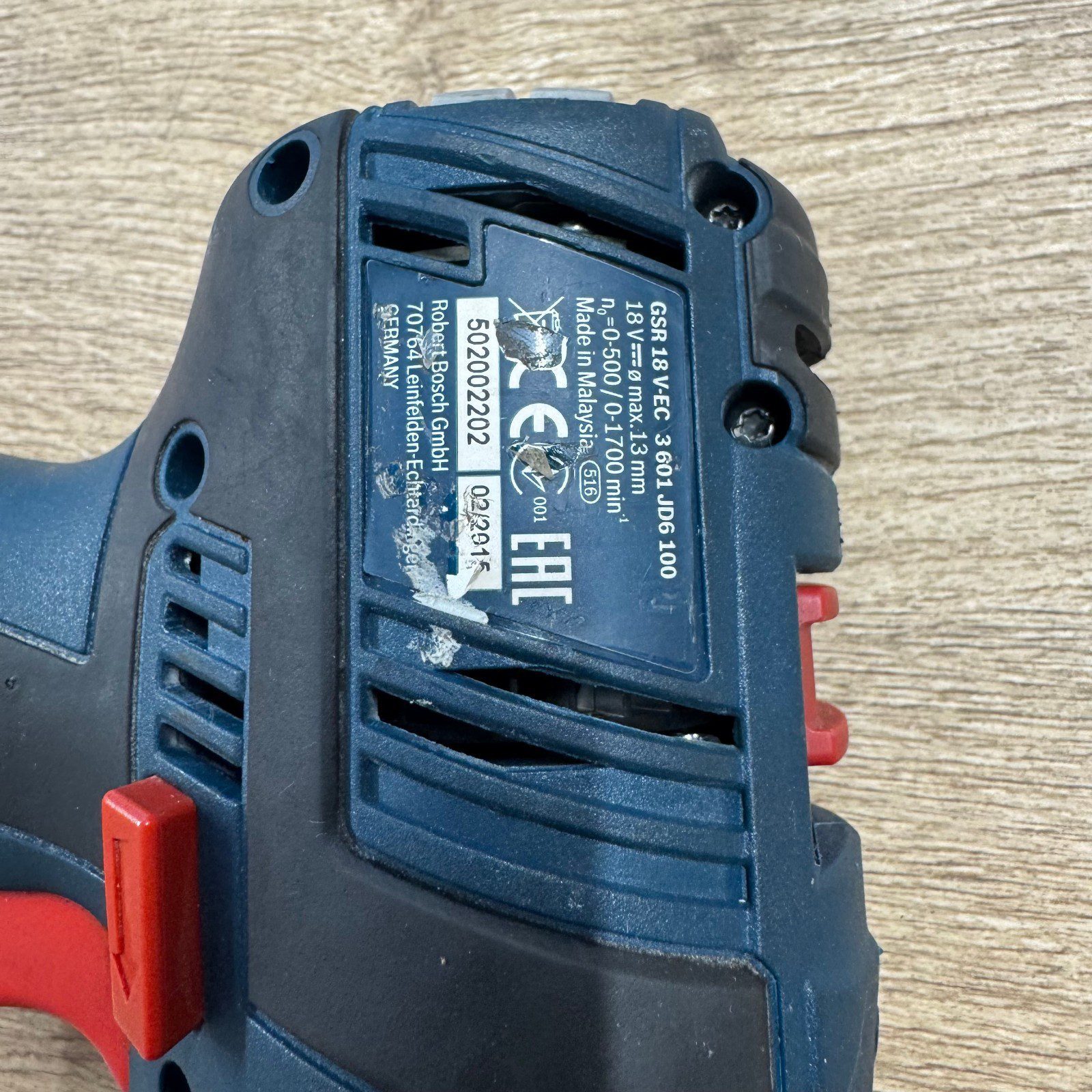 Bosch Professional GSR 18 V-EC 18V Cordless Drill Driver Body With Case - Image 5
