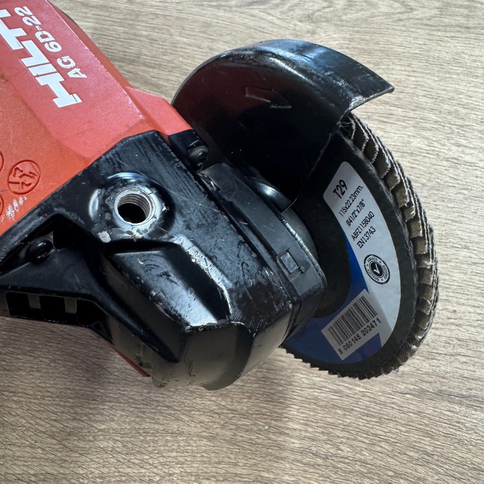 Hilti AG 6D-22 125mm 22V Cordless Angle Grinder Used Body Only - Image 4