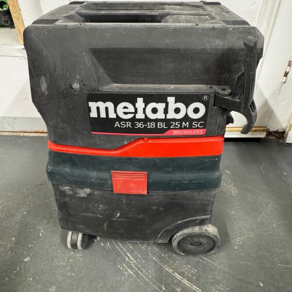 Metabo ASR 36-18 BL 25 M SC Brushless Cordless Dust Extractor Vacuum Used