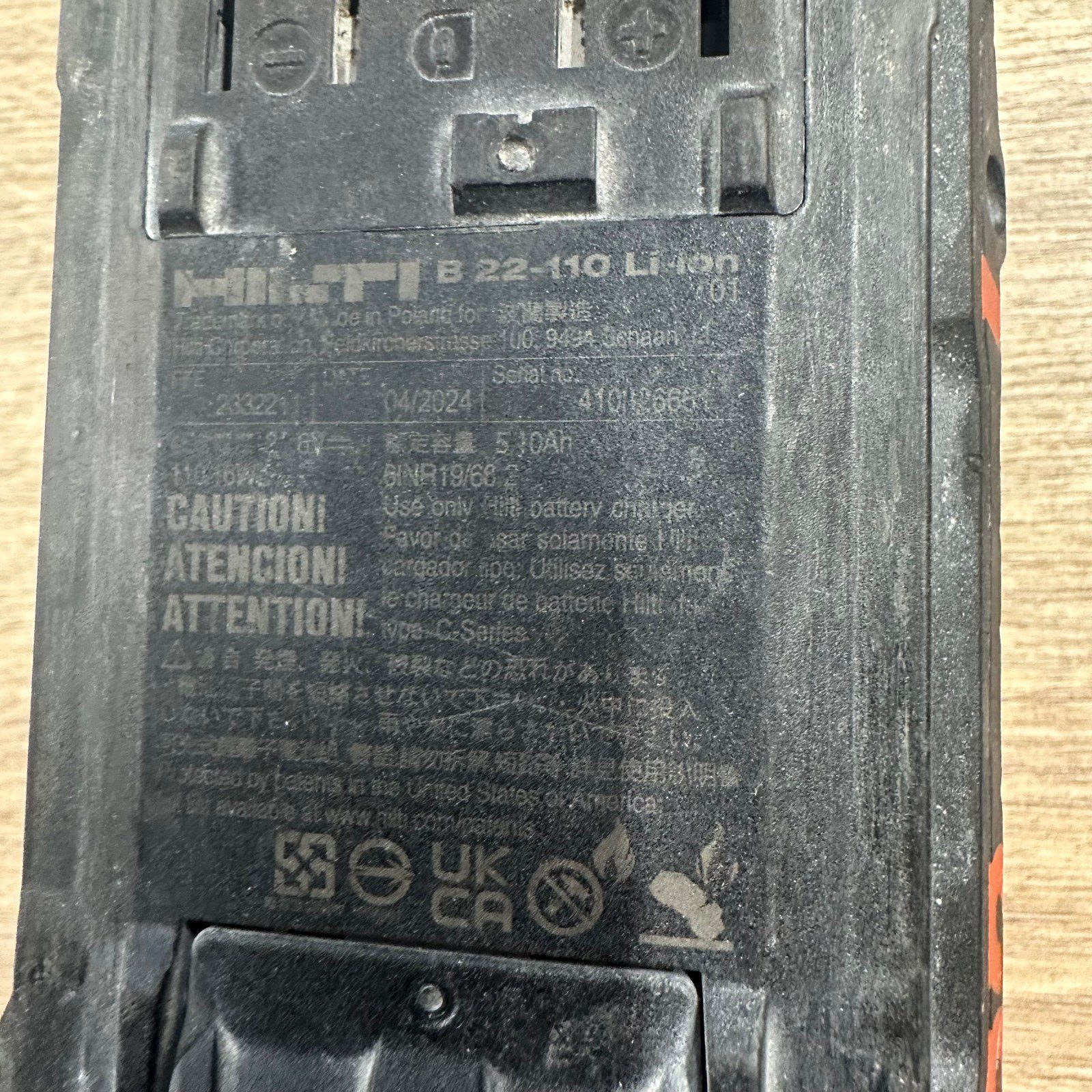 Hilti Nuron B22-110 22V Li-Ion Battery Genuine Working - Image 10