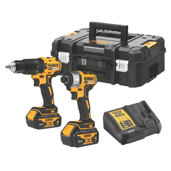 DeWalt TwinPack Drill DCK2060D2T 18V 2 x 2.0Ah Li-Ion XR Brushless Cordless Set